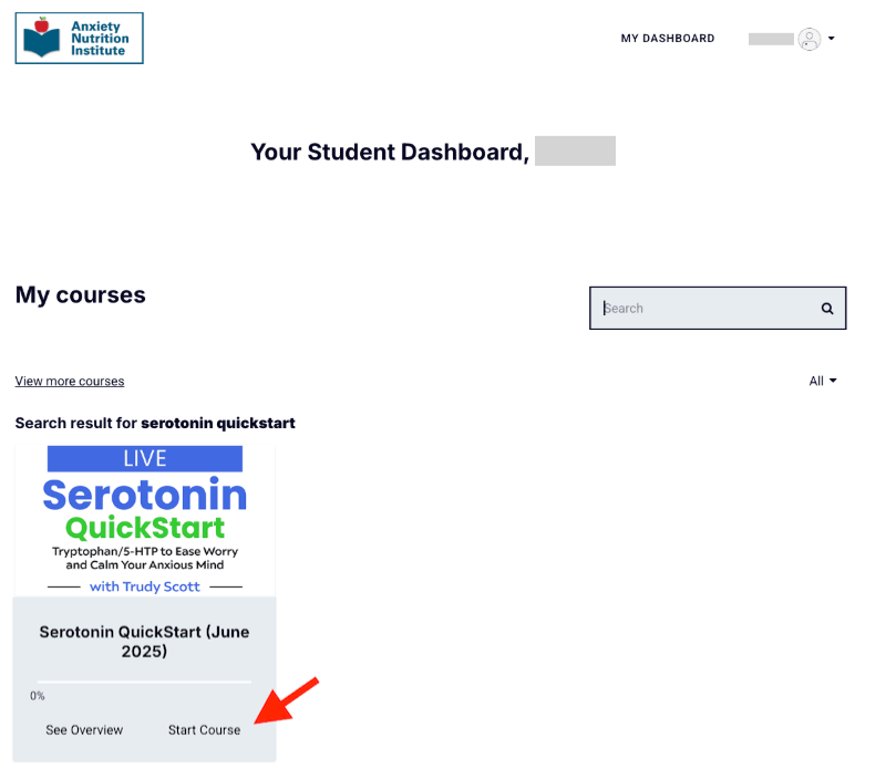 SQS-scn1 serotonin qs start